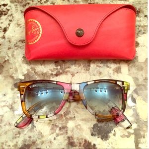 Ray-Ban Colorful Block Sunglasses